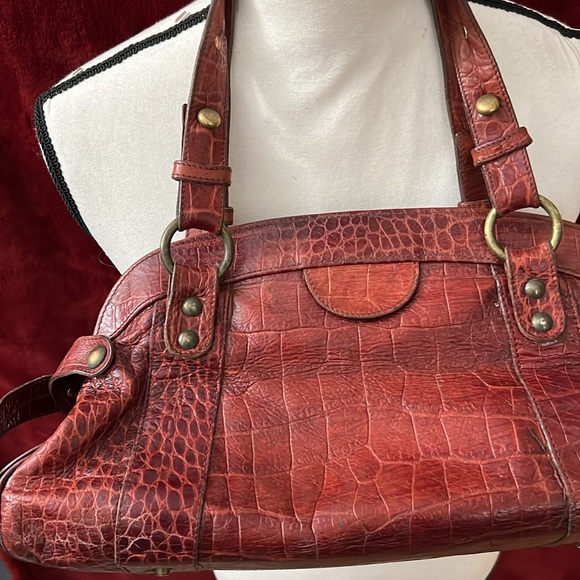 Italian Via Republica Genuine Embossed Leather Purse 🔥 - Picture 10 of 16